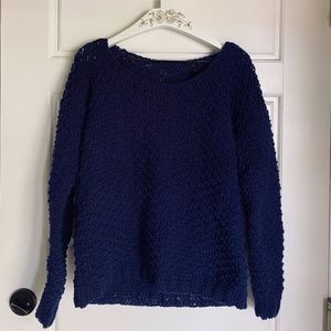 Hand crafted knit sweater